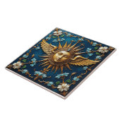 Golden Sun God Tegeltje (Zijkant)