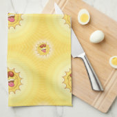 Golden Sun Kitchen Towel Theedoek (Quarter Fold)