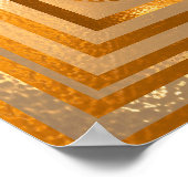 Golden Sun Mandala - Warm Regards Poster (Hoek)