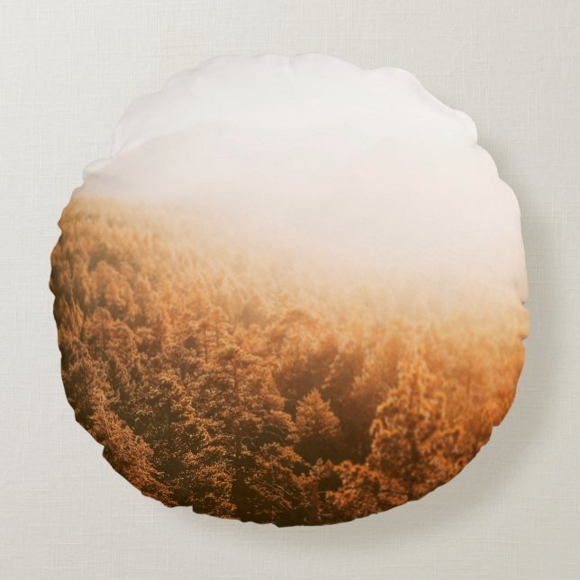 GOLDEN SUN OVER A FOREST ROND KUSSEN (Voorkant)