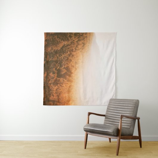 GOLDEN SUN OVER A FOREST WANDKLEED (In Situ (horizontaal))