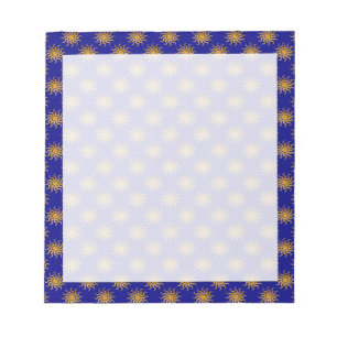 Golden Sun Pattern van Shirley Taylor Notitieblok