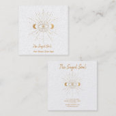 Golden Sun Vierkante Visitekaartje (Voorkant / Achterkant)