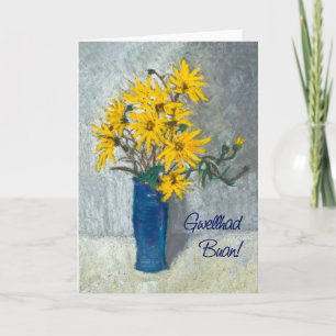 Golden Sunbloemen krijgen een goede kaart, Welsh G Kaart