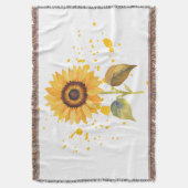 Golden Sunburst Deken (Voorkant Verticaal)