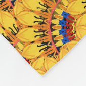 Golden sunburst fleece deken (Hoek)