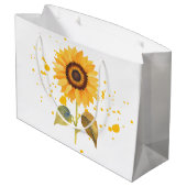 Golden Sunburst Groot Cadeauzakje (Achterkant Gekanteld)