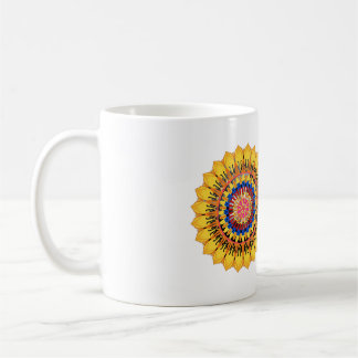 Golden sunburst koffiemok