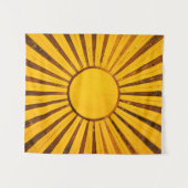 Golden Sunburst Wandkleed (Voorkant (horizontaal))