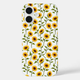 Golden Sunflower Bliss iPhone 16 Hoesje