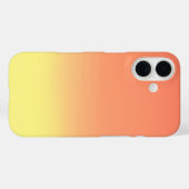 Golden Sunrise Ombre - iPhone 16 Coque (Verso (horizontal))