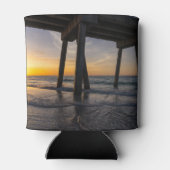 Golden Sunrise onder Pensacola Pier Koelbox Blikjeskoeler (Achterkant)