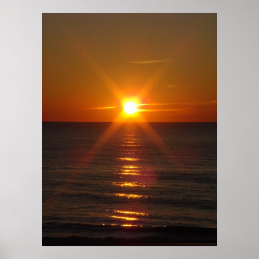 Golden Sunrise Poster (Voorkant)