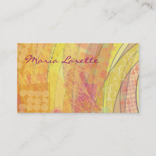 GOLDEN SUNSET Artiste Designer Carte de visite