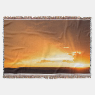Golden Sunset Blanket Deken