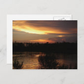 Golden Sunset Briefkaart (Voorkant / Achterkant)