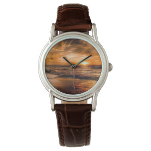 Golden Sunset Dames Horloge