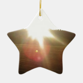 Golden Sunset Keramisch Ornament