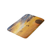 Golden Sunset Over Boerderij Field Badmat (Gekanteld)