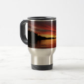 Golden Sunset Travel Mug Reisbeker (Voorkant links)