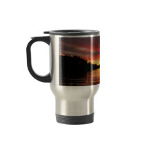 Golden Sunset Travel Mug
