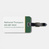 Golden Targaryen Crest Bagagelabel (Achterkant horizontaal)