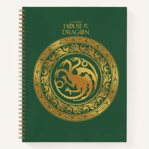 Golden Targaryen Crest Notitieboek