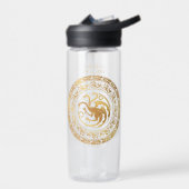 Golden Targaryen Crest Waterfles (Links)