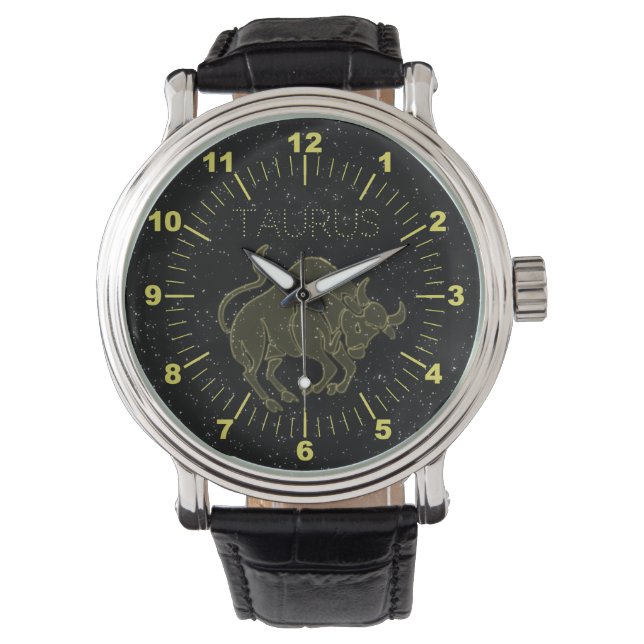 Golden Taurus Horloge (Voorkant)