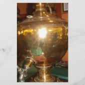 Golden Tea Pot Wall Art & Print Briefpapier (Voorkant)