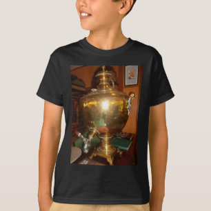  Golden Tea Pot Wall Art & Print T-shirt