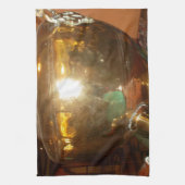  Golden Tea Pot Wall Art & Print Theedoek (Verticaal)