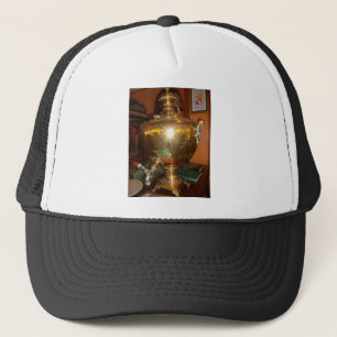  Golden Tea Pot Wall Art & Print Trucker Pet