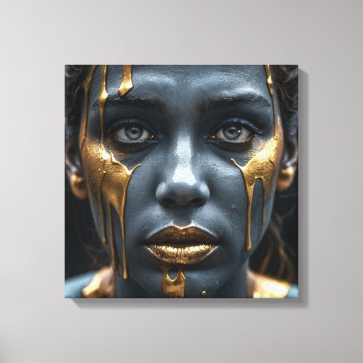 Golden Tears Canvas Afdruk (Voorkant)