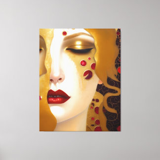 Golden Tears (Freya's Heartache) serie 2 Canvas Afdruk