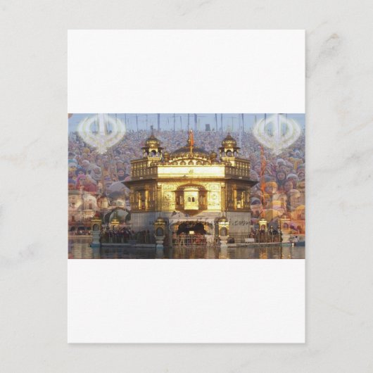 GOLDEN TEMPLE BRIEFKAART (Voorkant)