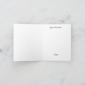 Golden Tennis Racket en Ball Outline Card Kaart (Binnen)