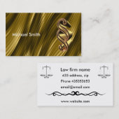 Golden textuur visitekaartje (Voorkant / Achterkant)