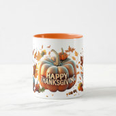 Golden Thanksgiving Pumpkin Mok (Midden)