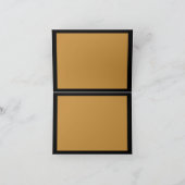 Golden Tiger Bedankt Opmerking Kaart (Binnen)