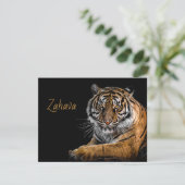 Golden Tiger Flat Merci Carte Note (Debout devant)