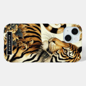  Golden Tiger schilderij Case-Mate iPhone Case (Achterkant (horizontaal))
