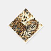  Golden Tiger schilderij Servet (Hoek)