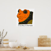 Golden Toad Memorial Poster (Keuken)