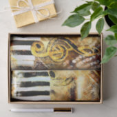 Golden toetsenbord tissuepapier (Geschenk)