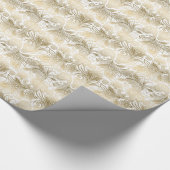 Golden Tones  Paisley Pattern Cadeaupapier (Hoek)