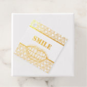 Golden Tooth Smile Bedankjes Labels (Met doos)
