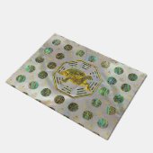 Golden Tortoise/Turtle Feng Shui Abalone Shell Deurmat (Schuin)