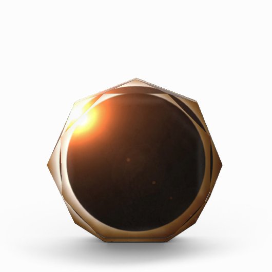 Golden Total Solar Eclipse Fotoblokken (Voorkant)