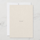 Golden Touch: wit, zwart en goud minimalistisch Kaart (Achterkant)